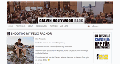 Desktop Screenshot of calvinhollywood-blog.de