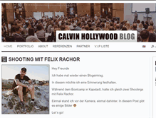 Tablet Screenshot of calvinhollywood-blog.de